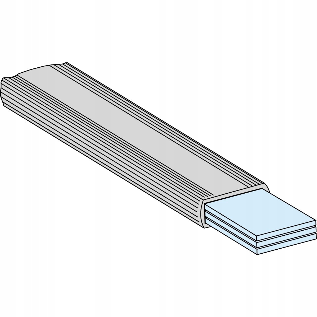 Schneider PrismaSet Izolowane szyny elastyczne- 24x5mm 1800mm LVS04746