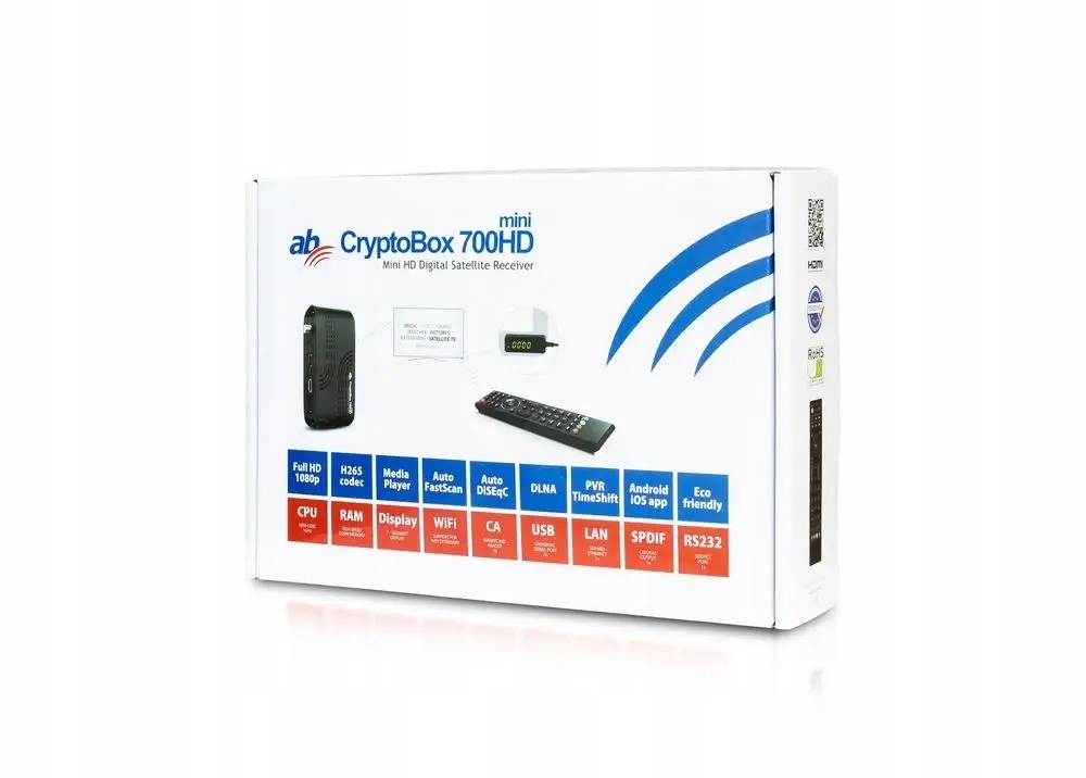 Satelitný dekodér DVB-S2 Cryptobox 700HD mini Android Dlna 1080P H265 Pvr