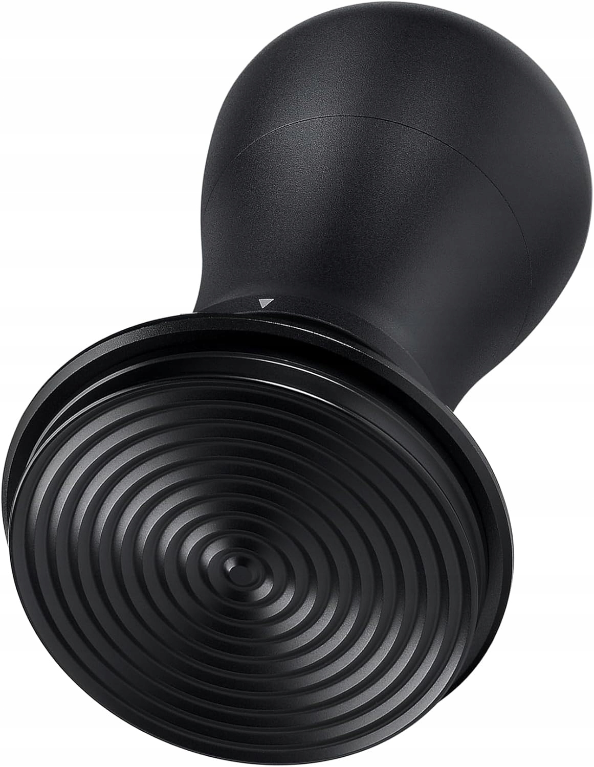 Tamper 51 mm sprężynowy z powłoką tytanową, karbowana podstawa