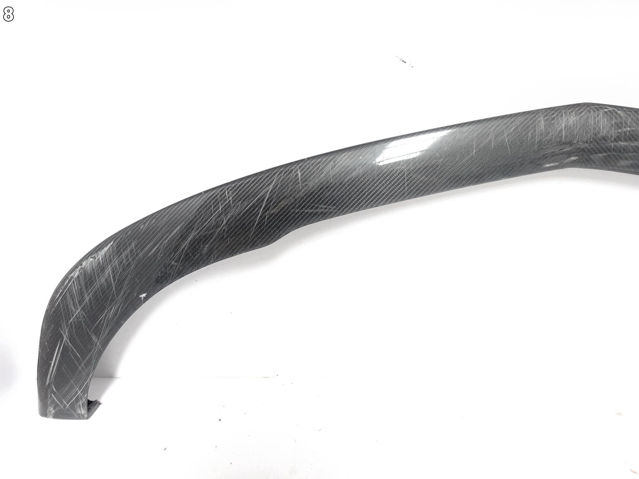 BRABUS MERCEDES E-class W212 E63 63 AMG SPOILER W bumper front CARBON original