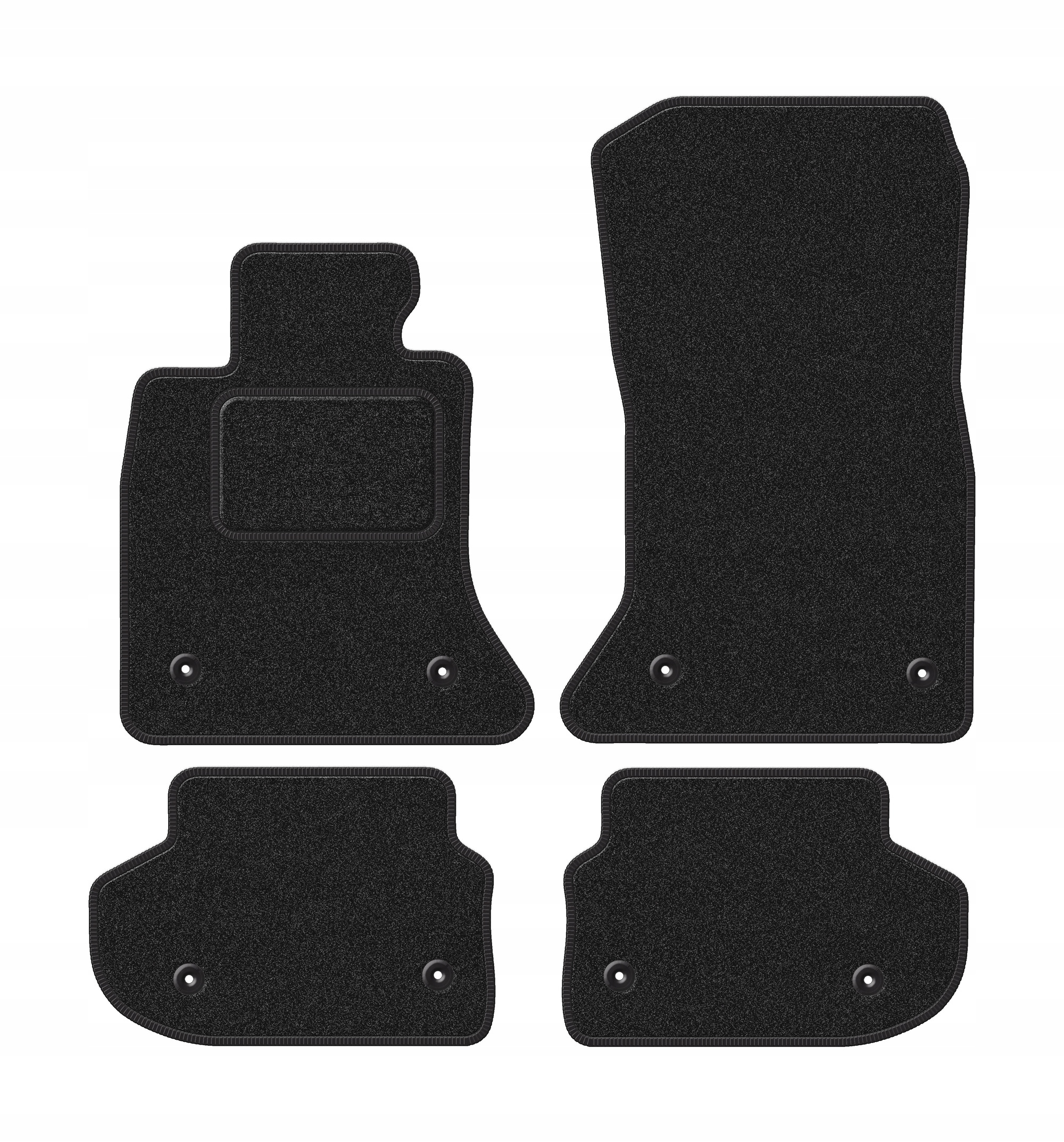 Autokoberce velurové pro Bmw 5 F10_FL sedan (2013-2017)