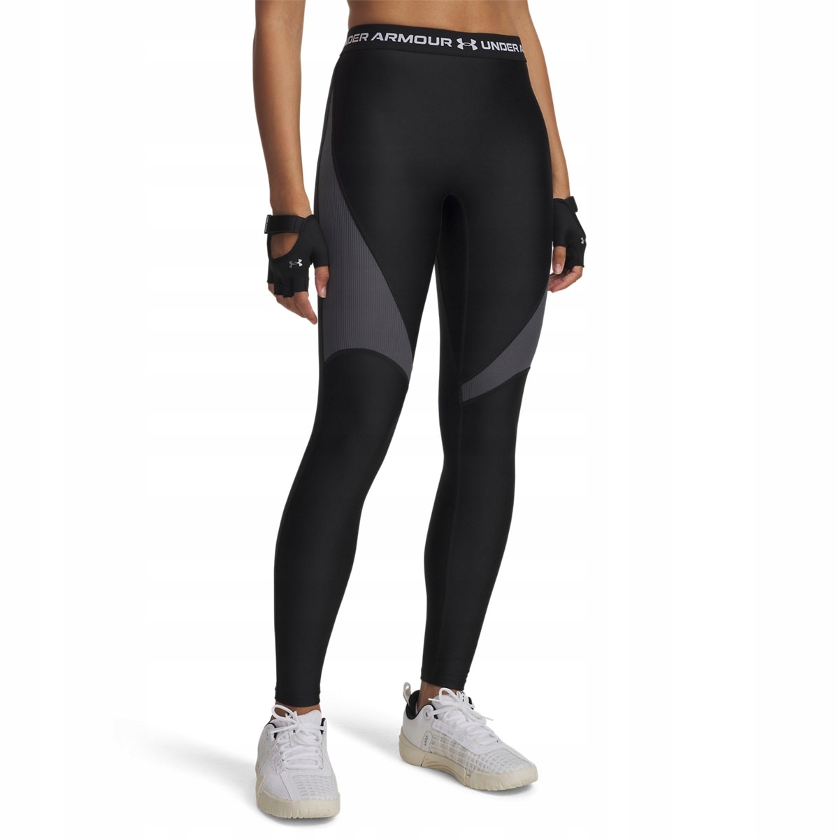 Dámské legíny Under Armour Ua Hg Rib Legging-BLK