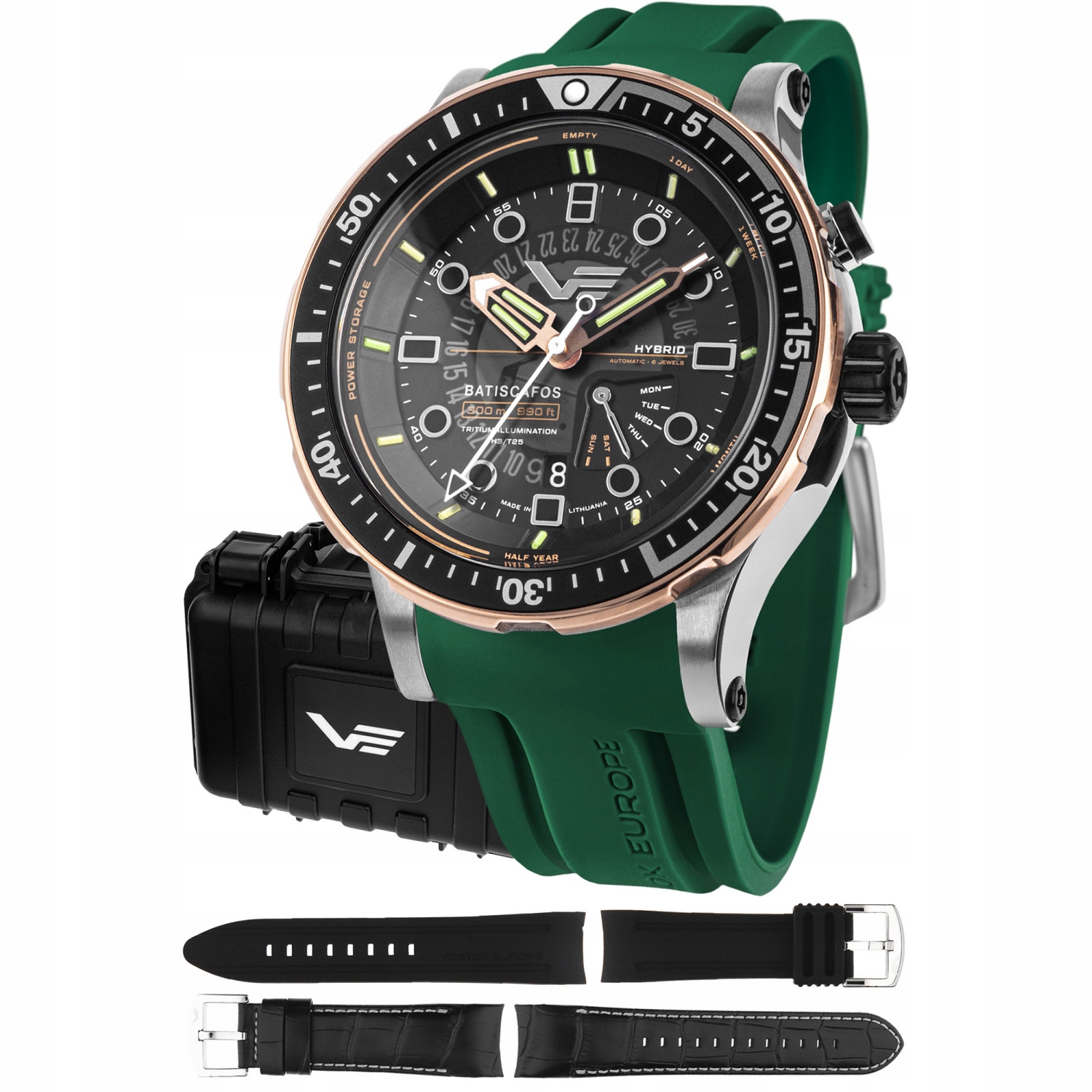 Pánské Hodinky Vostok Europe PX84-511E769SG zelené