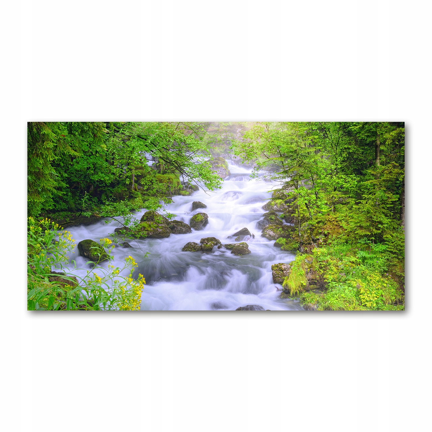 

Foto obraz akryl zdjęcie Górska rzeka 120X60 cm