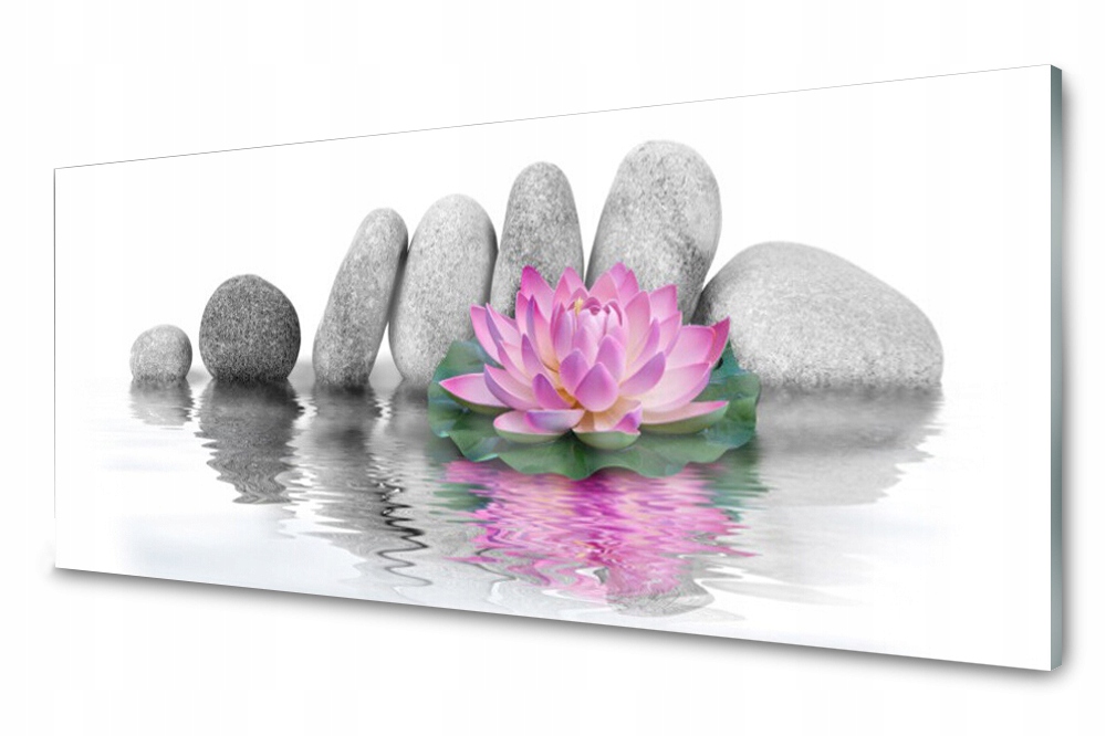 

Panel szklany do kuchni Płytka Kwiat 125x50