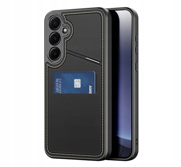 Etui Dux Ducis Rafi II na Samsung Galaxy S25 z podstawką i portfelem Dux