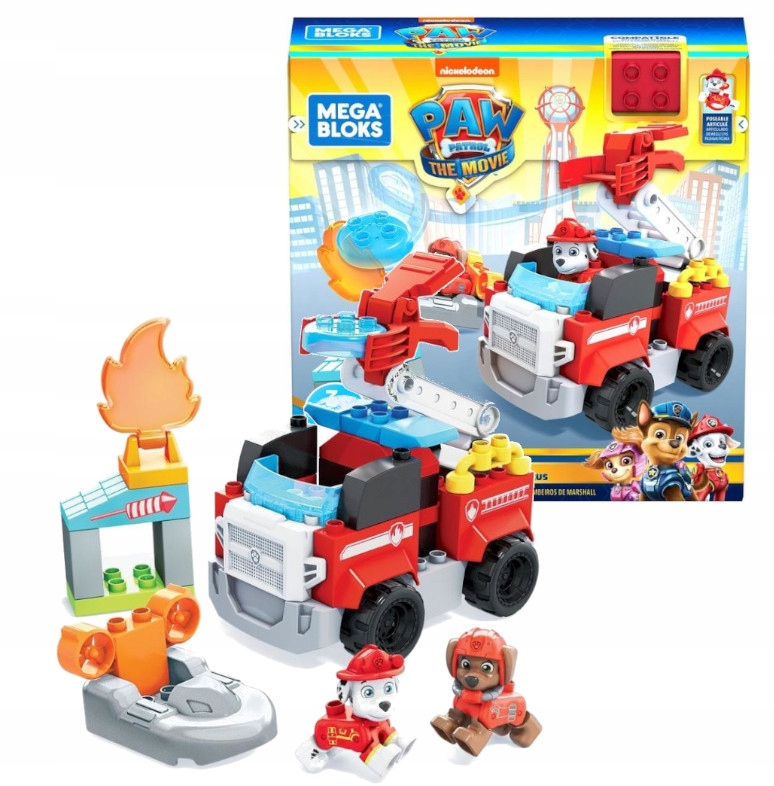 

Psi Patrol Bloks Wóz Strażacki Marshall +3