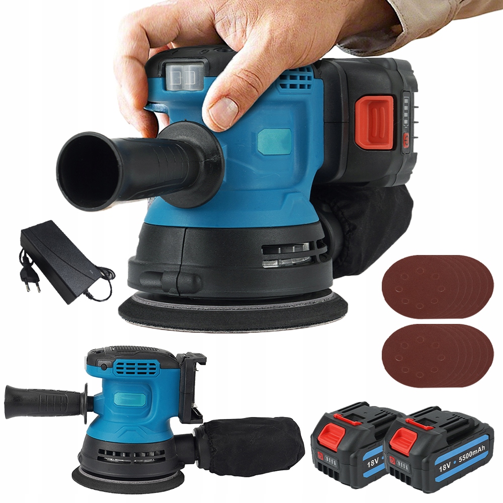 Leštička Automobilová Leštící stroj 12 Padů 125 mm Úhlová Bruska Lehká