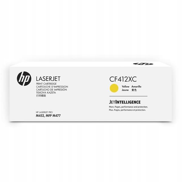 Originálny toner Yellow Hp Color LaserJet Pro M377, M452, M477 (410XC CF412)