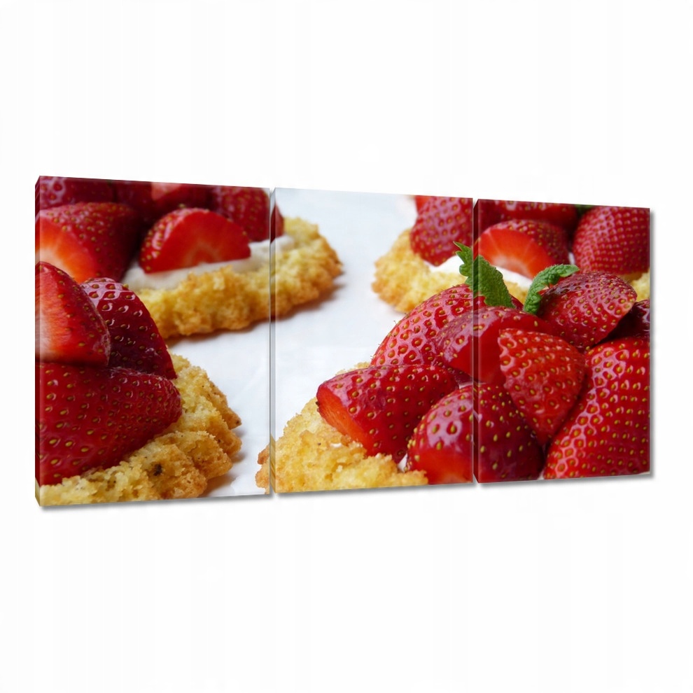 

Obrazy 120x60 Truskawki na deser