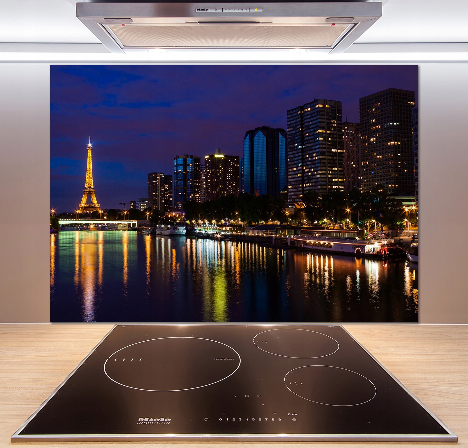 

Panel dekor szkło Paryż nocą 100x70 cm + Klej