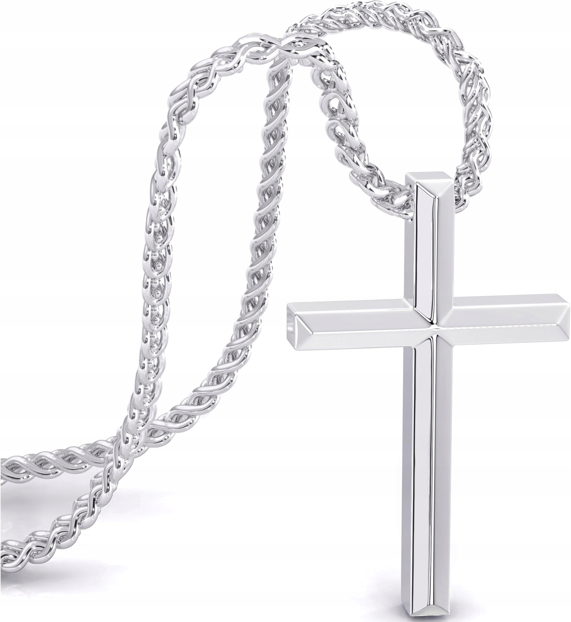 Pánský náhrdelník z z nerezové oceli [Trust] Stříbro