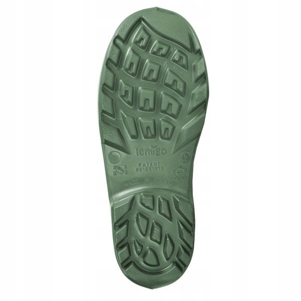 Lemigo Grenlander 862 r.42 Zielony Kalosze męskie Marka Lemigo