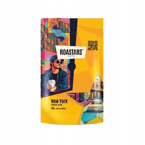 Káva zrnková Roastars Cafe New York 1 kg 100% Arabica