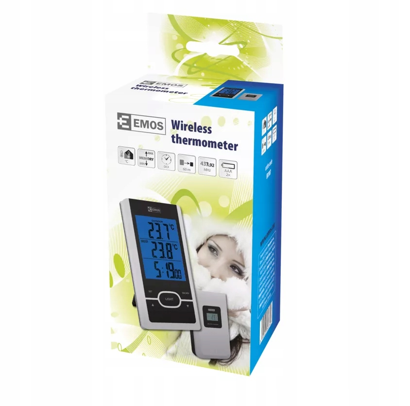 Termometr bezprzewodowy EMOS E0107 temperatura EAN (GTIN) 8595025397348