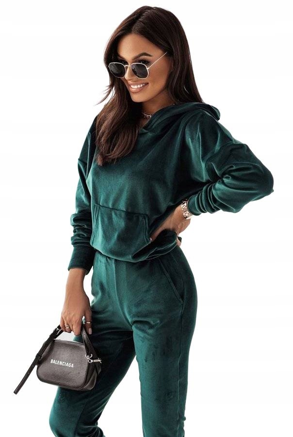 Tmavě Zelená Tepláková Souprava S Kapucí Louis 5XL/6XL
