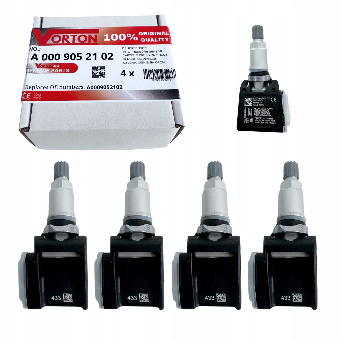 Snímače Tlaku Pneumatík Tpms Mercedes Trieda G W464 Amg Gt C190 R190