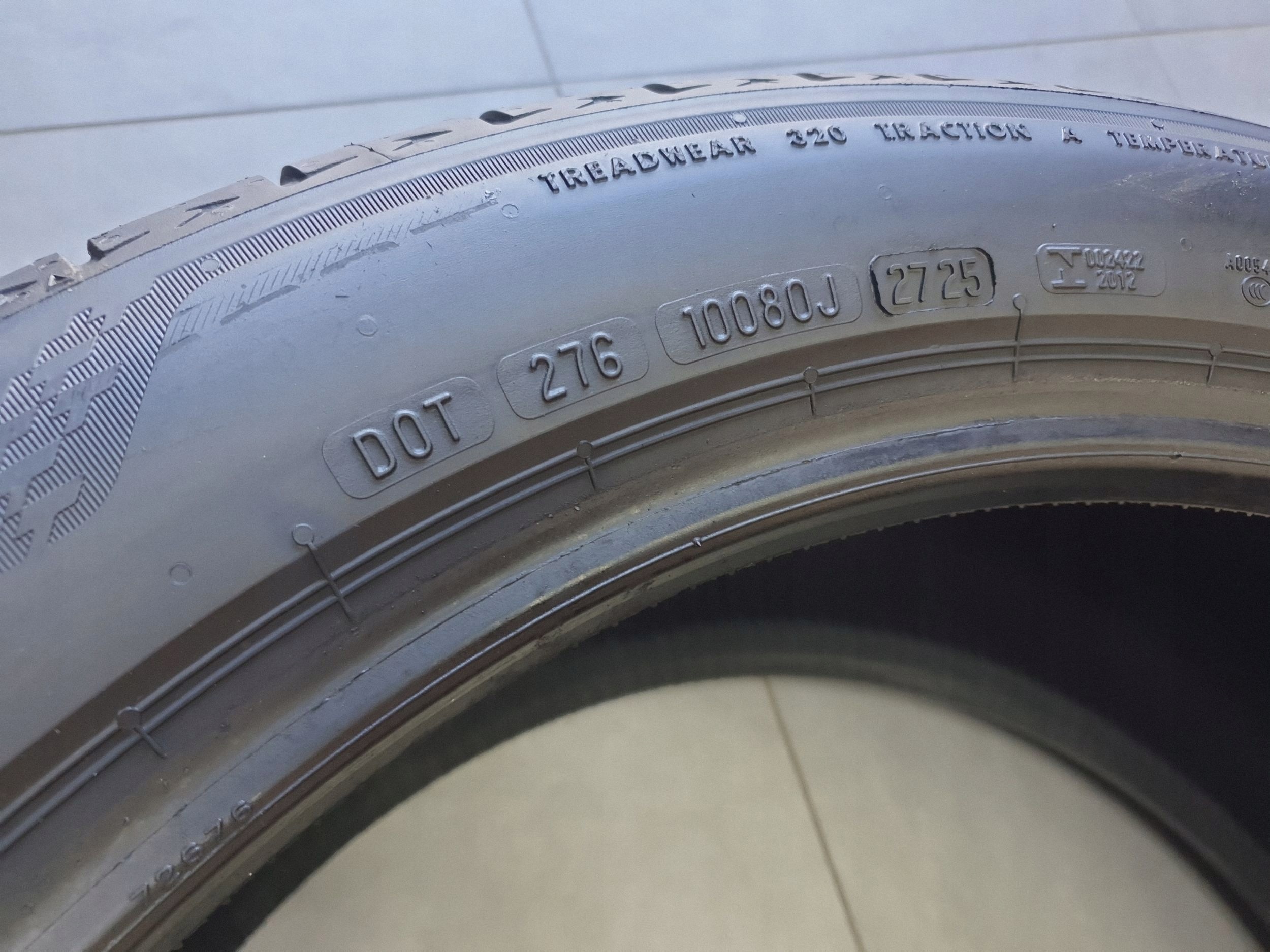 1x tyre summer 285/40 R21 BRIDGESTONE TURANZA 109W 27/2025