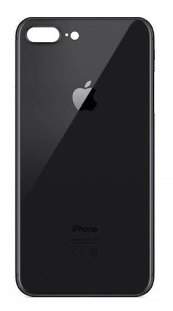 

Klapka Plecki Tył Iphone 8 Plus czarna Duże Oczko