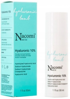 

Next LVL kwas hialuronowy 10 % serum Nacomi 30 ml