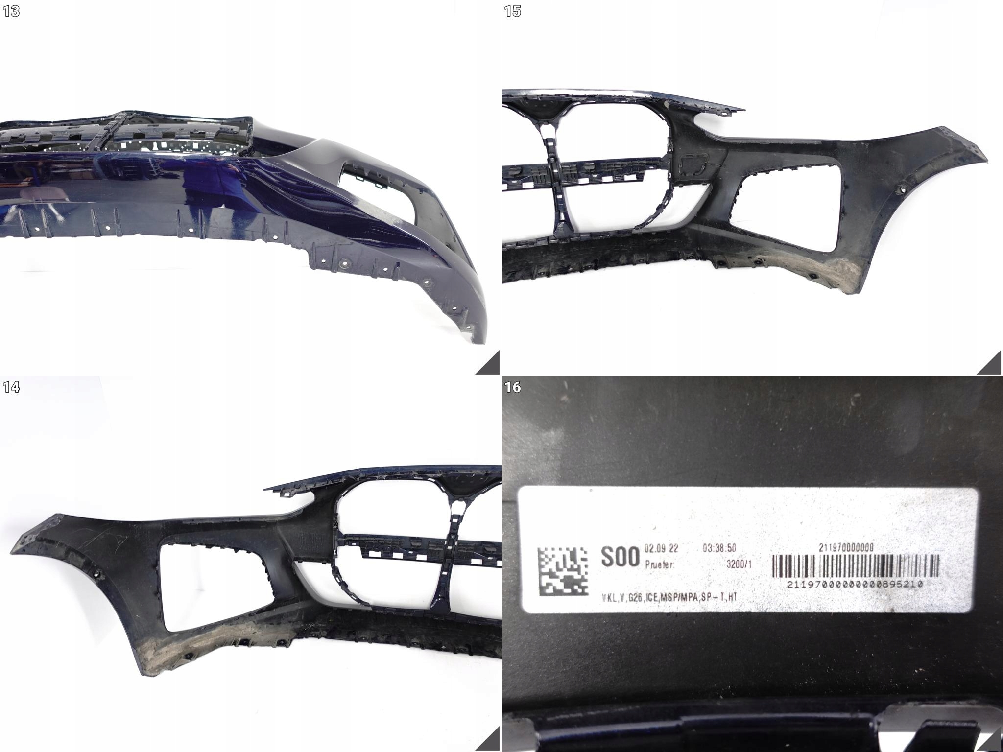BMW 4 G26 GRAN COUPE MSP m-packet bumper BUMPER front ( PDC / ICE )