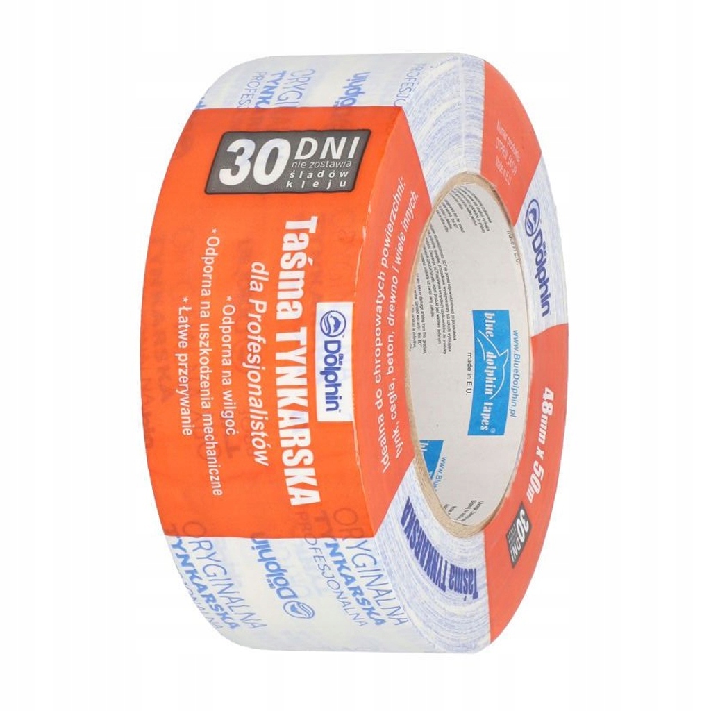 

Taśma tynkarska 30 Dni, Biała 48mm, 50m
