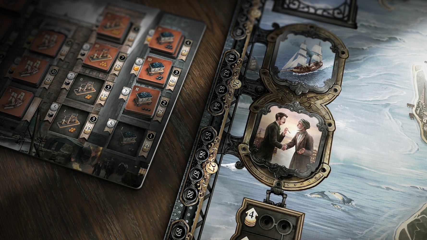 Gra planszowa Brass Lancashire Deluxe (edycja polska) Rebel