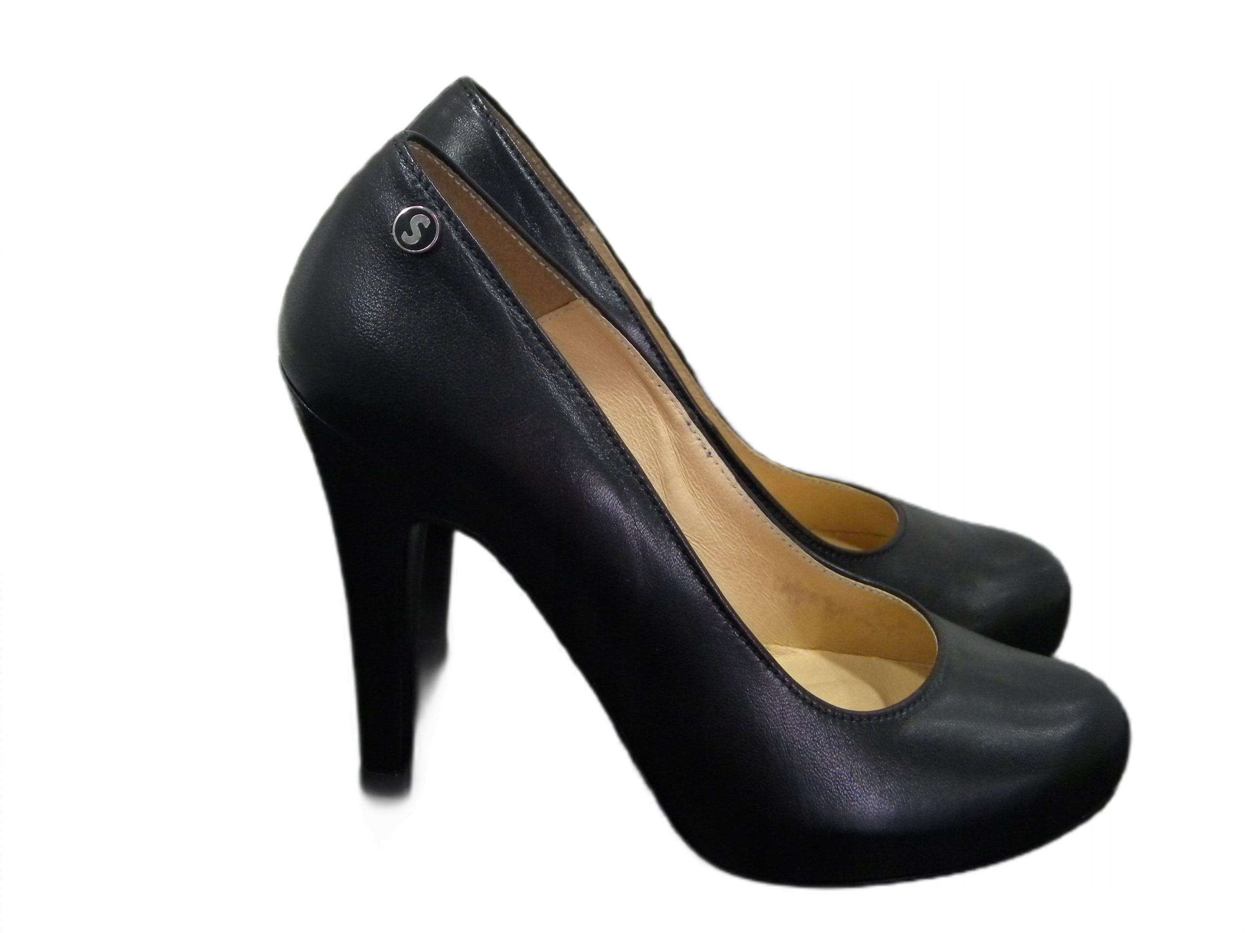 Dámské kožené lodičky Lampert 35 Platforma