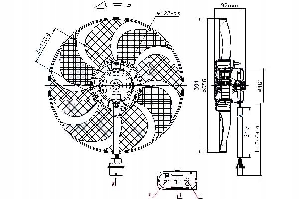 Nissens Ventilátor Chladiče Seat Cordoba, Ibiza I Asistent řidiče #28