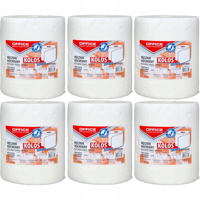 Levně Ručník v roli Office Products 60m 2w celulóza bílá (6)