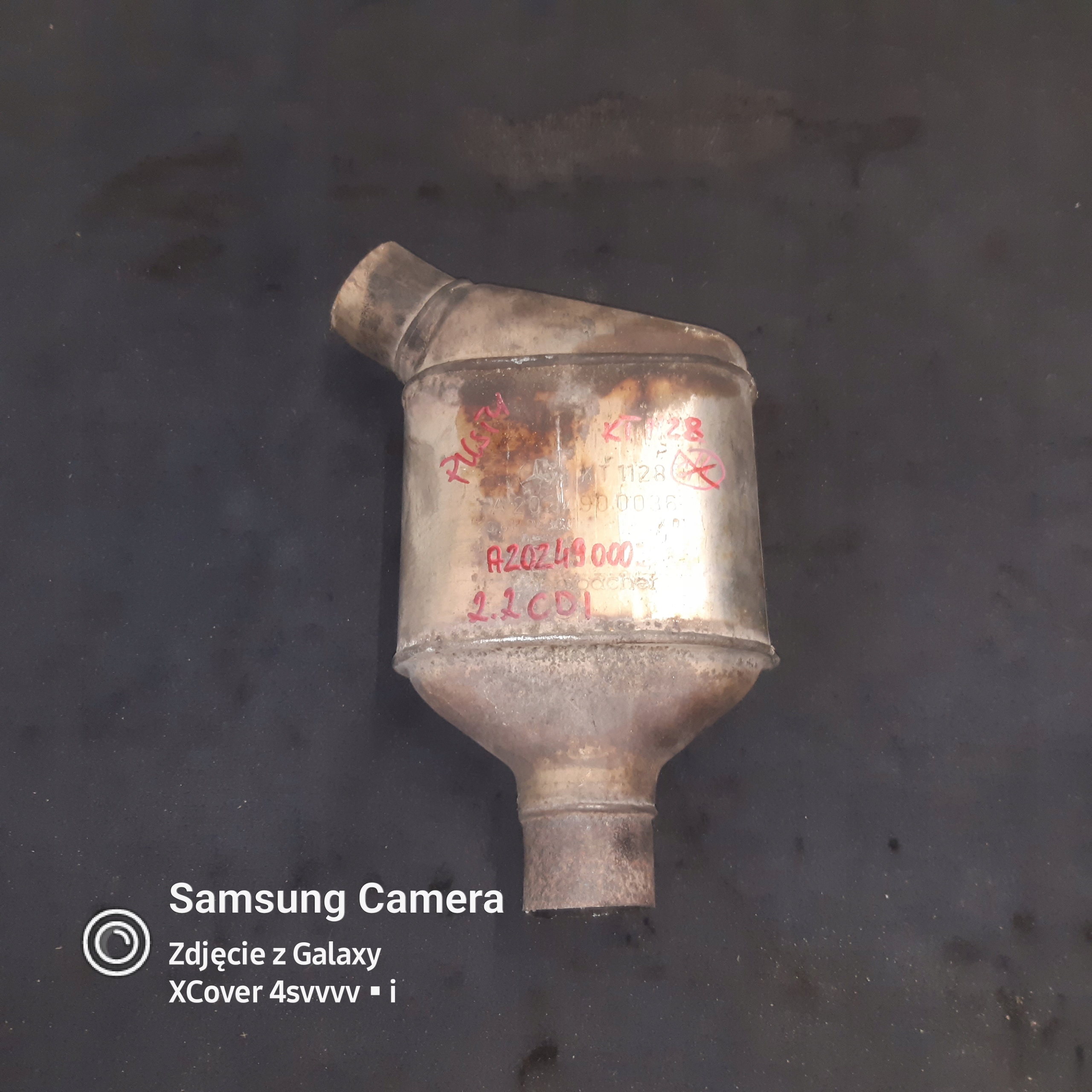 KATALIZATOR MERCEDES 2.2 CDI A2024900036 KT1128