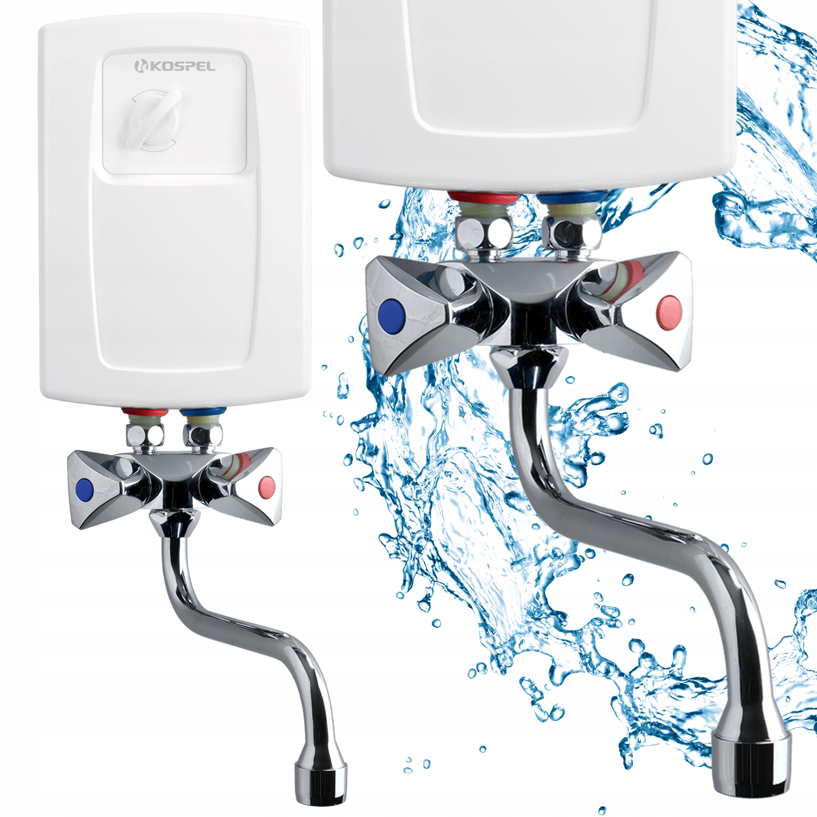 Průtokový Ohřívač Vody S Baterií Kospel EPS2 Twister 230V 5,5 kW