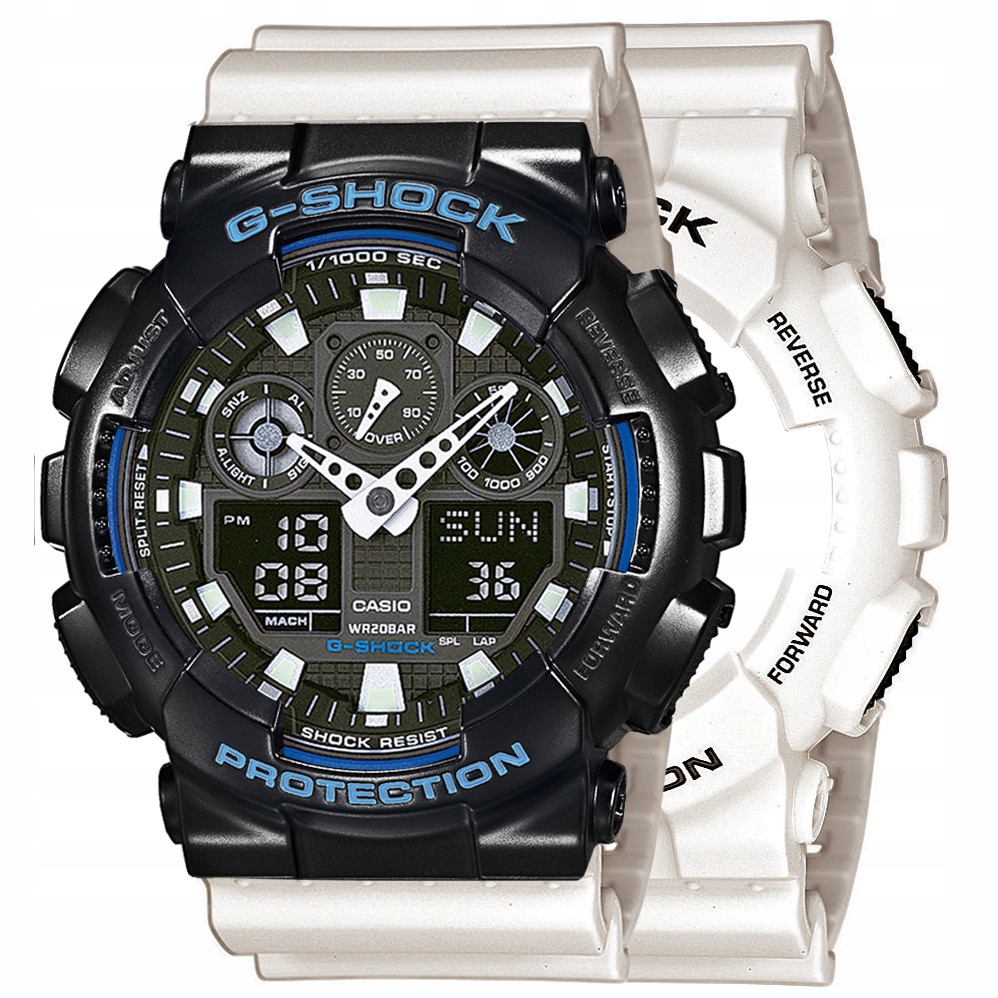 Hodinky Casio G-Shock Set GA-100B-7AER Bezel 10514393 Pásek 10395227