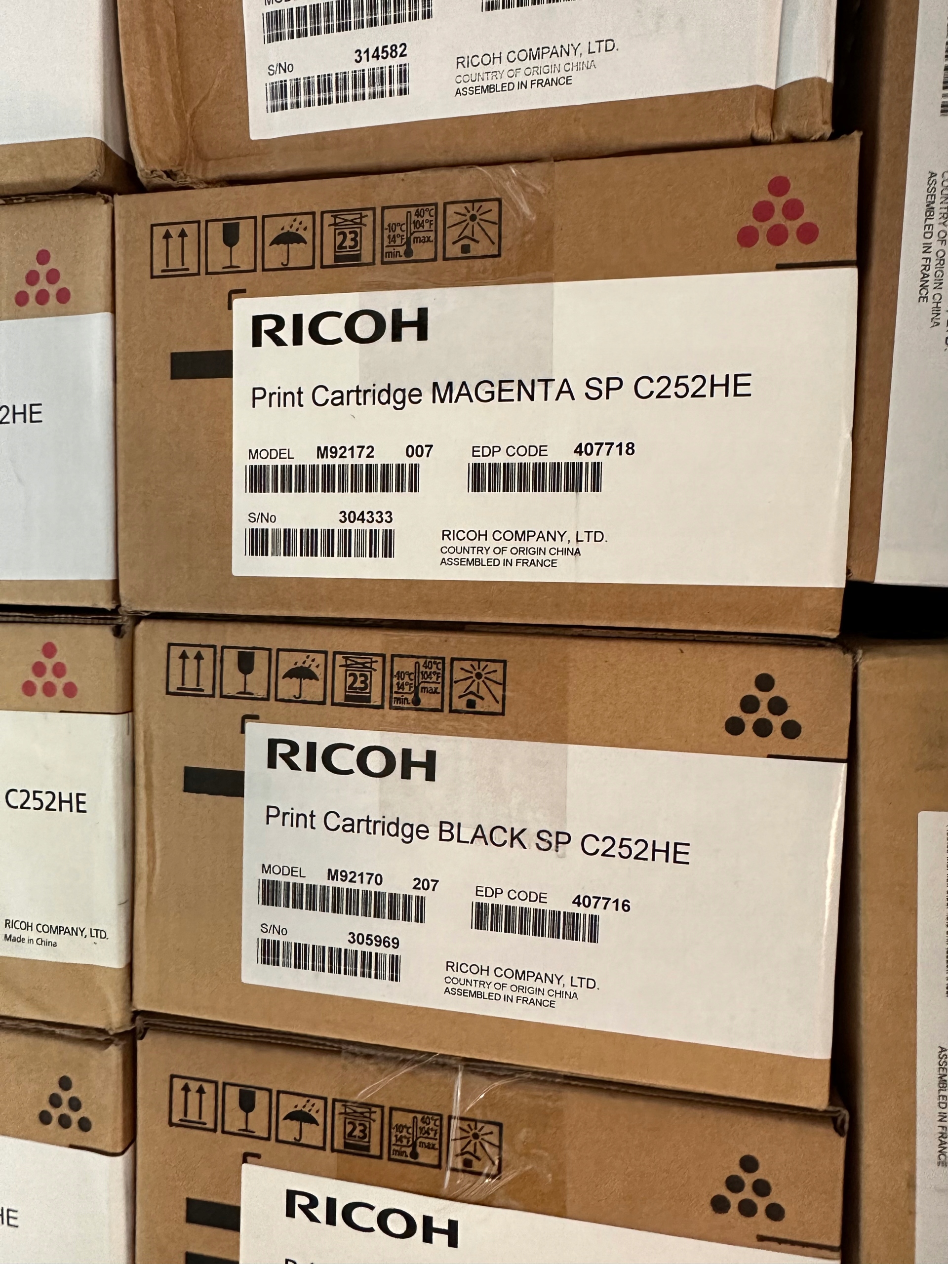 Toner Ricoh Sp C252HE Magenta 407718 Originál