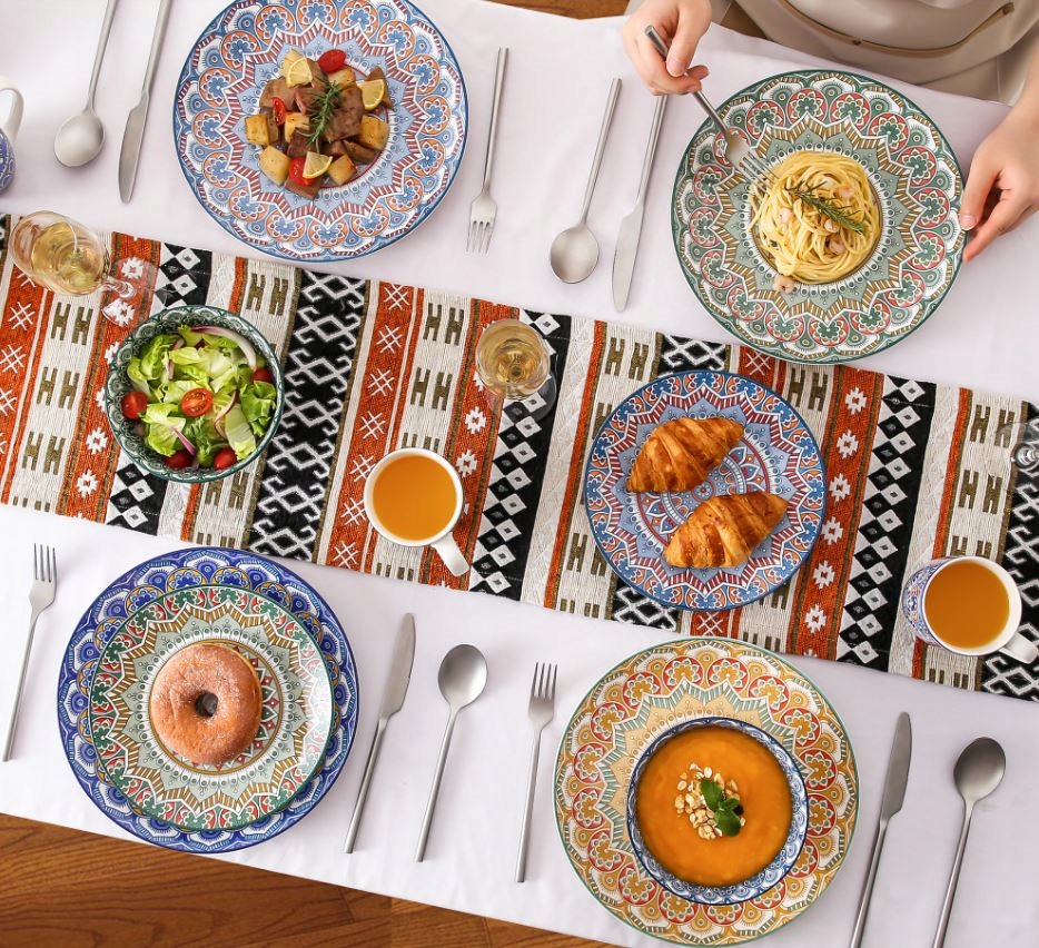VANCASSO MANDALA zastawa obiadowa dla 4 osób/16szt Marka Vancasso