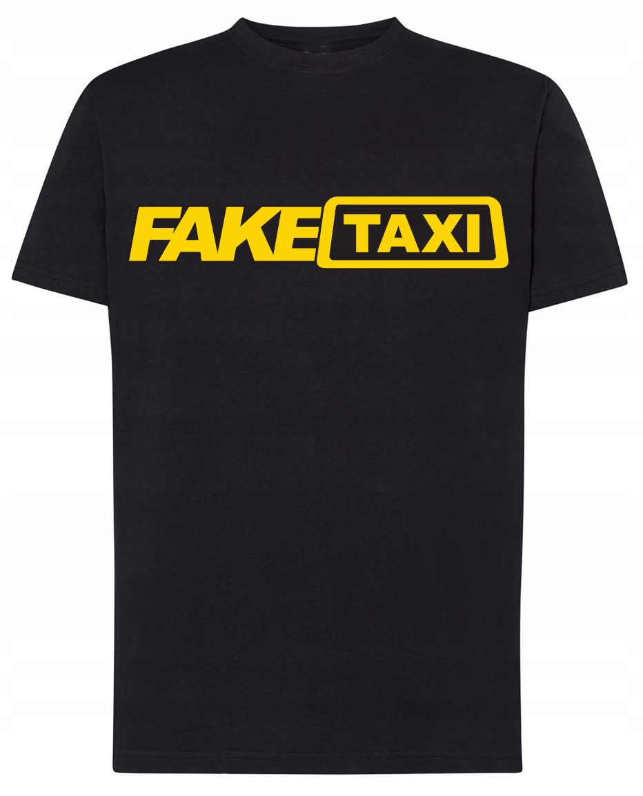 

Fake Taxi Męski T-shirt Logo Śmieszny Rozm.M