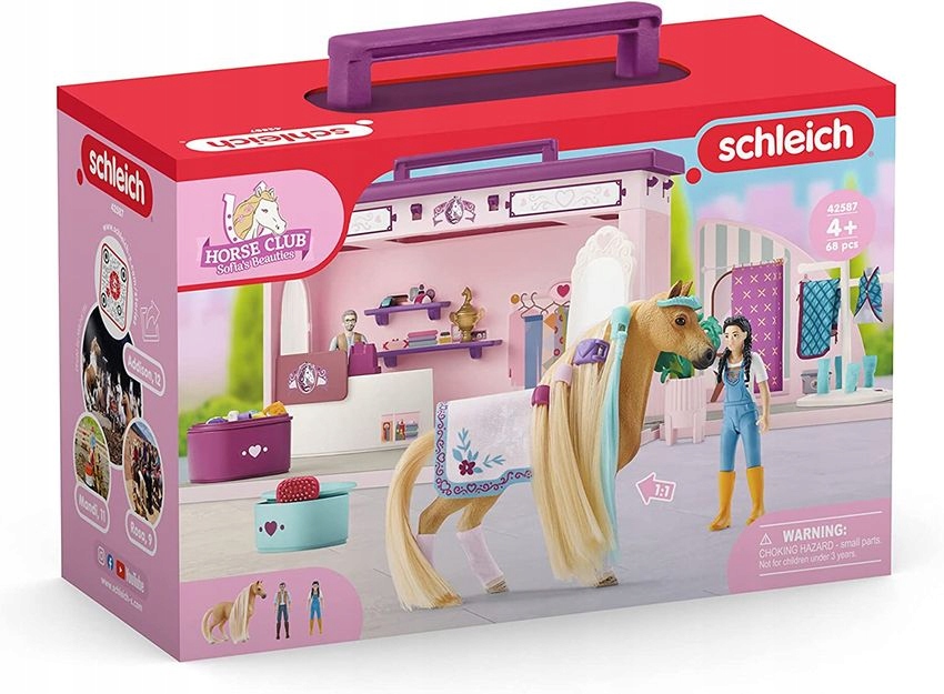 

Schleich 42587 Rozkładany Sklepik Butik Dla Koni