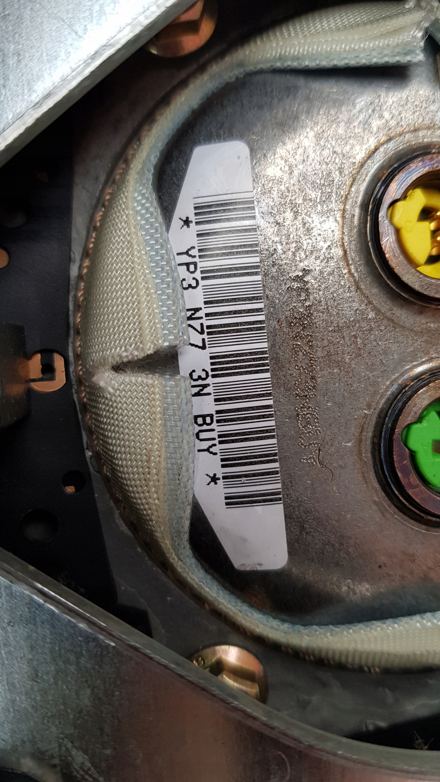 MERCEDES W209 airbag des lenkrads airbag
