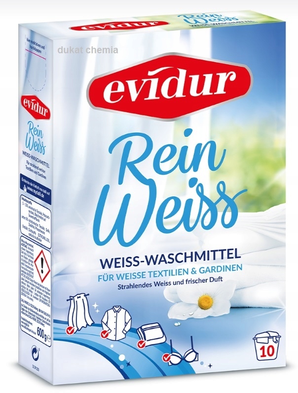 

Proszek do prania firan i białych Evidur 600g