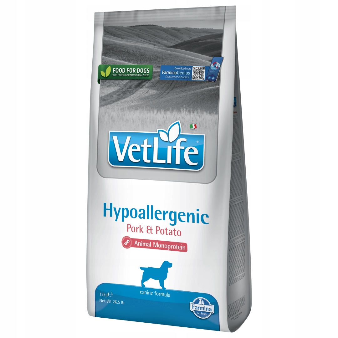 Levně Farmina Vet Life Hypoallergenic 12 kg Hypoalergenní suché Krmivo pro psy