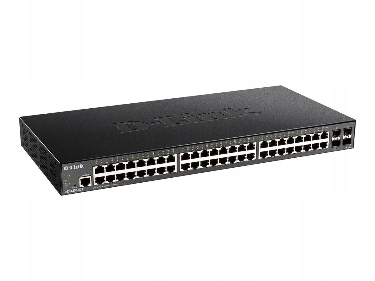 D-link 52-Port Smart Managed Gigabit Switch 4x 10G dlink green 3.0 48x