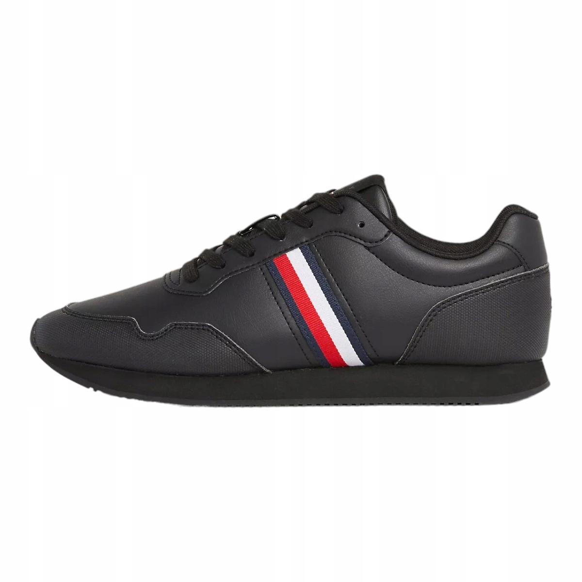 Tommy Hilfiger Buty Męskie Core Lo Runner Pu Lth Czarne r.45