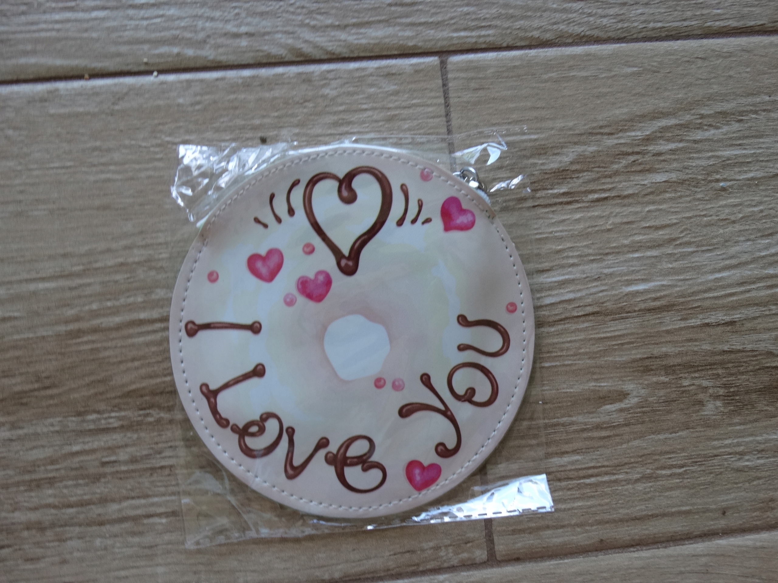 PORTFELIK BRELOCZEK PĄCZEK DONUT JASNY