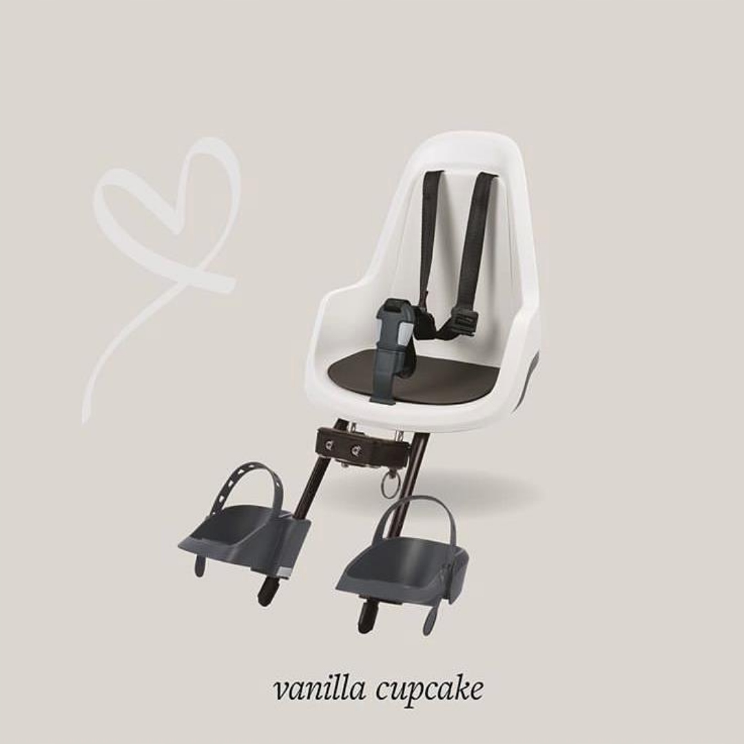 FOTELIK ROWEROWY BOBIKE GO MINI Vanilla + Osłona Model MINI GO