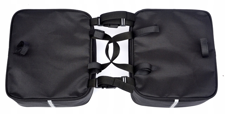 TORBA NA BAGAŻNIK ROWEROWY, SAKWA 2x10L Model TBII-grobiały