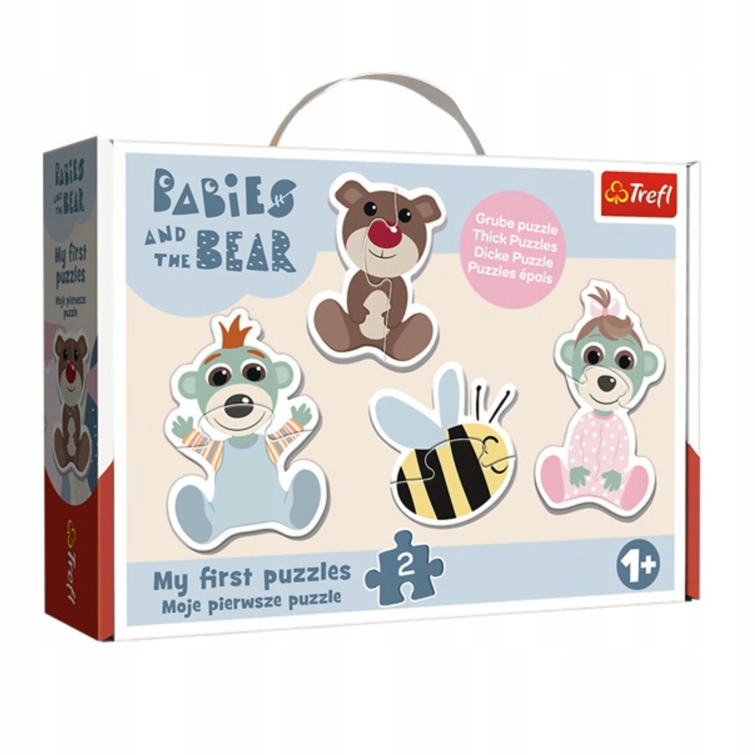 PUZZLE Baby Classic Przyjacielskie Bobaski 36139 Trefl_2