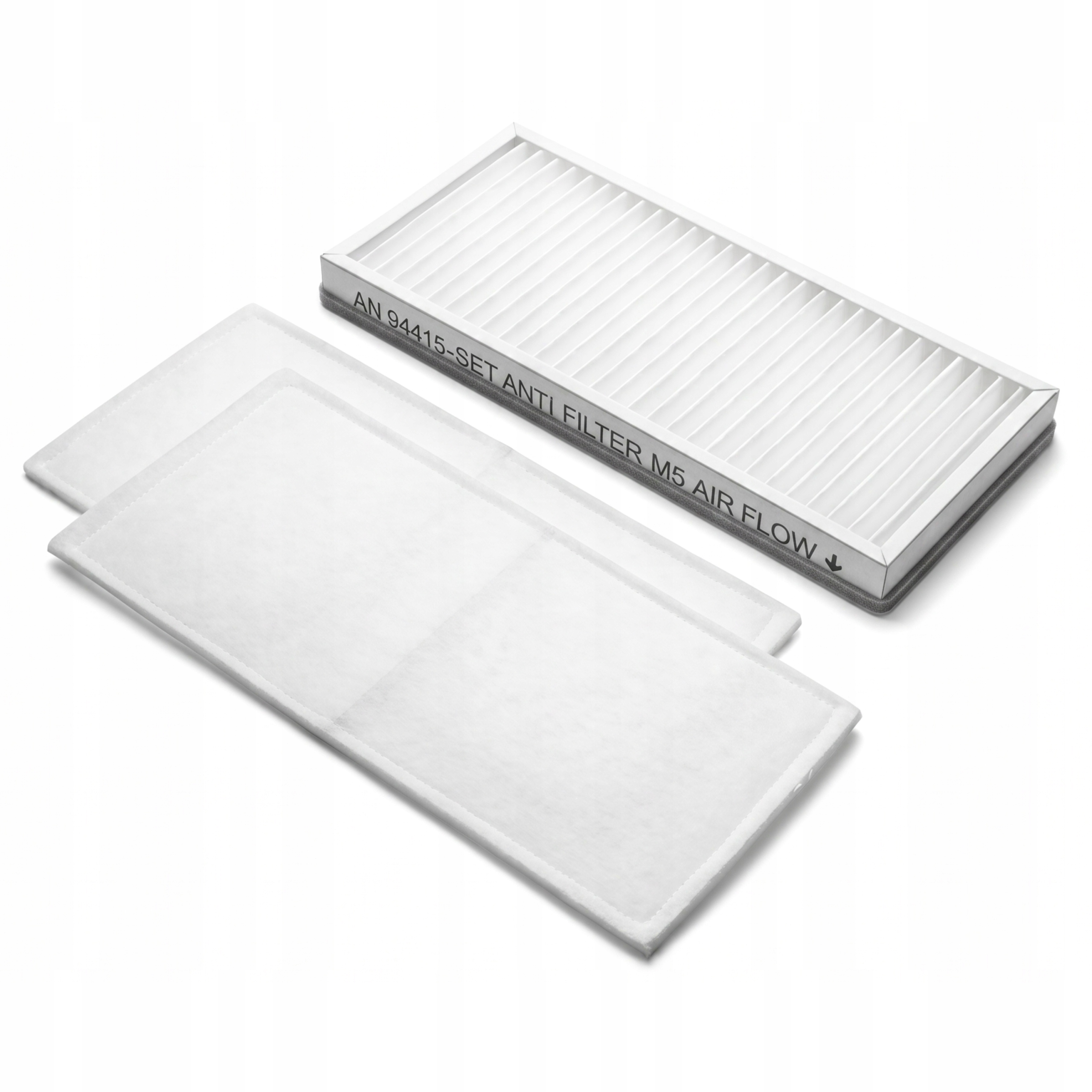 Sada filtrů pro rekuperátory Wanas 415 415V 415H Re-filtr 39-41 M5 G4