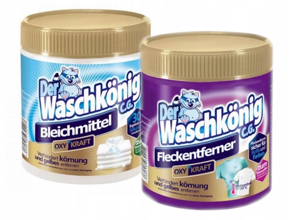

Waschkönig Odplamiacz+ Wybielacz w proszku 2x 750g