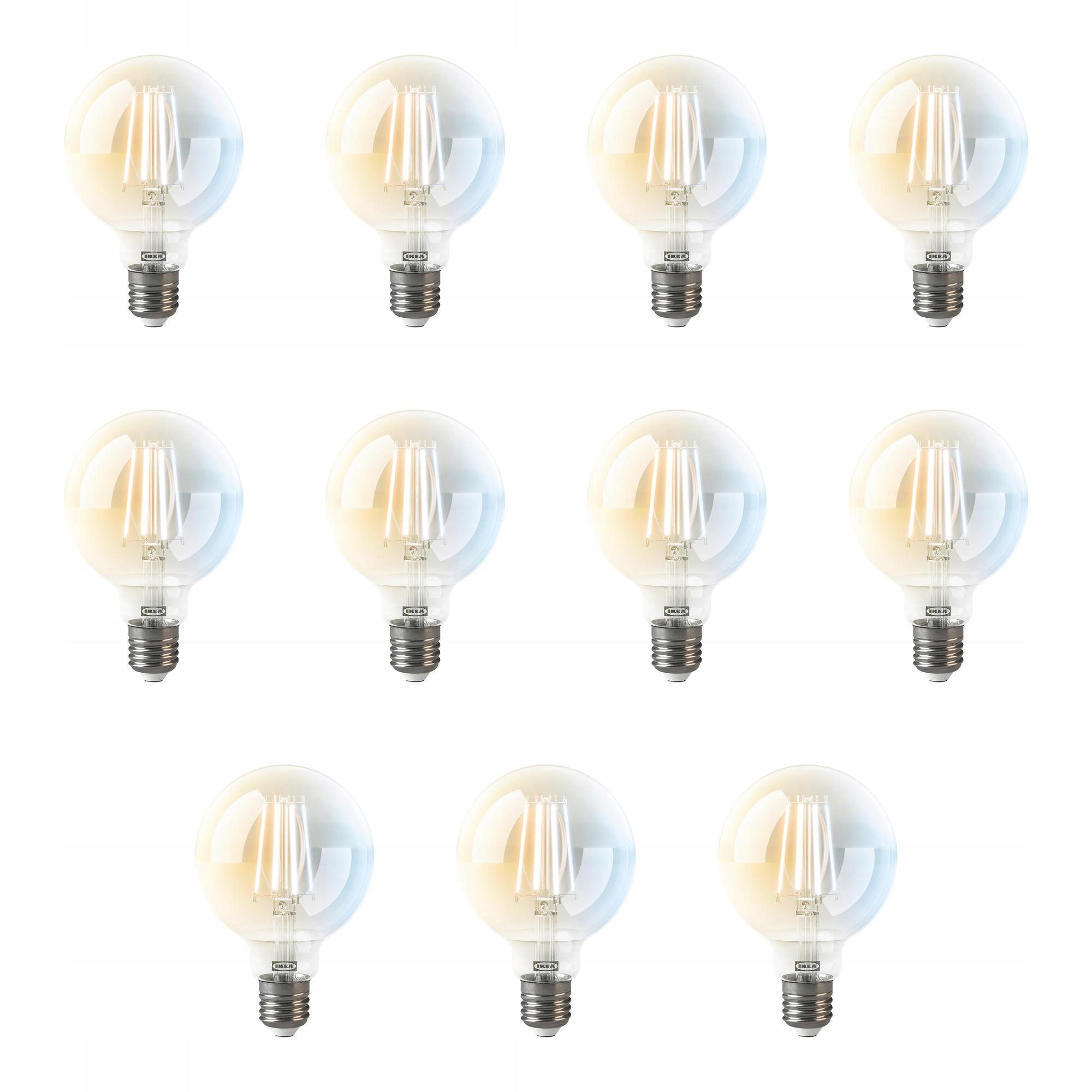 11 ks Led žárovka E27 806 lm Smart bílá Spektrum 95 mm