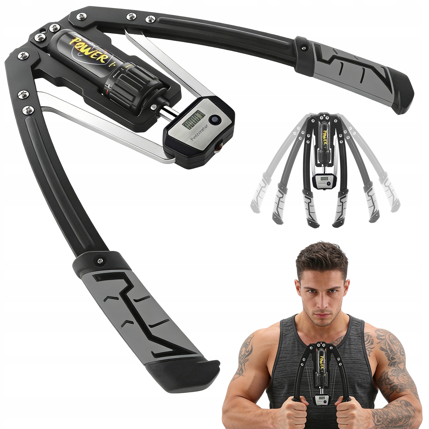 Kompaktowy Twister Fitness Z Licznikiem 10-200 Kg, Idealny Do Treningów
